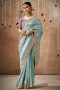 Sky Bridal Indian wedding Saree Designer Organza Women's Sari Blouse 8397